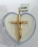 Pingente em Ouro 18 K Crucifixo em forma de Cruz -Ref . 6261